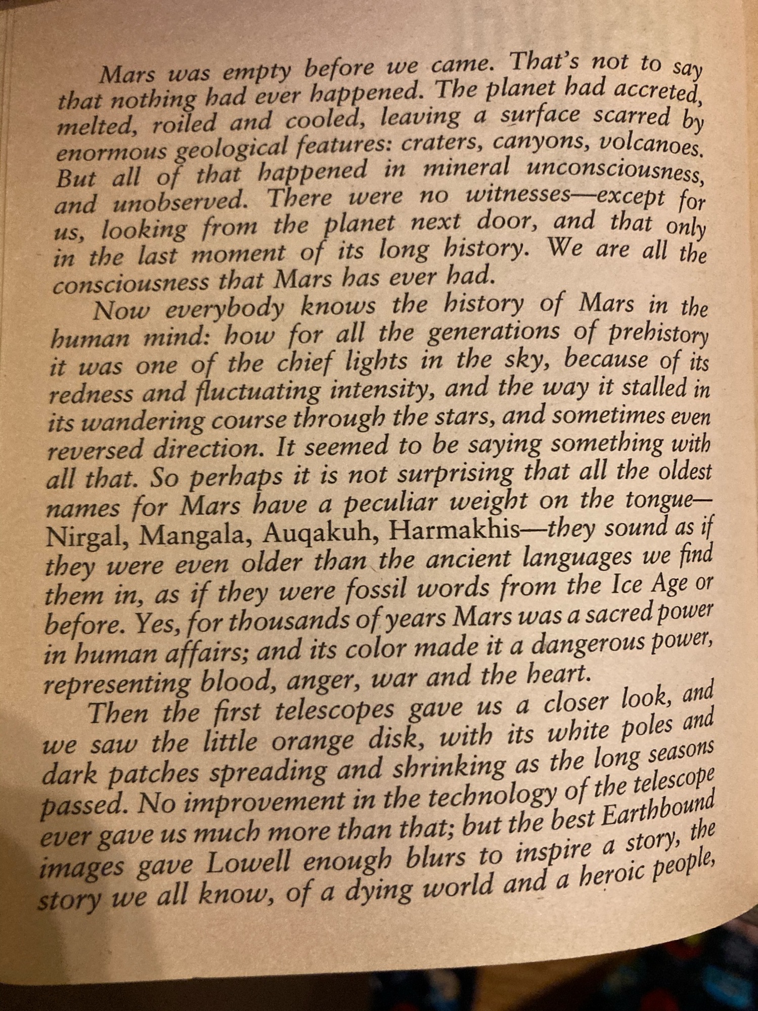 Red Mars page