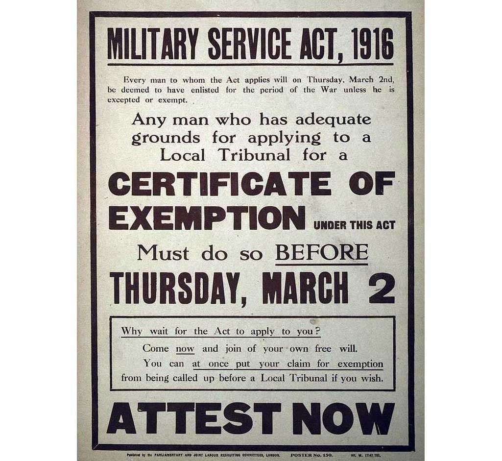 Notice of Military Service Act of 1916