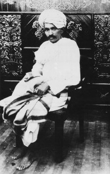 Mohandas K. Gandhi in 1918