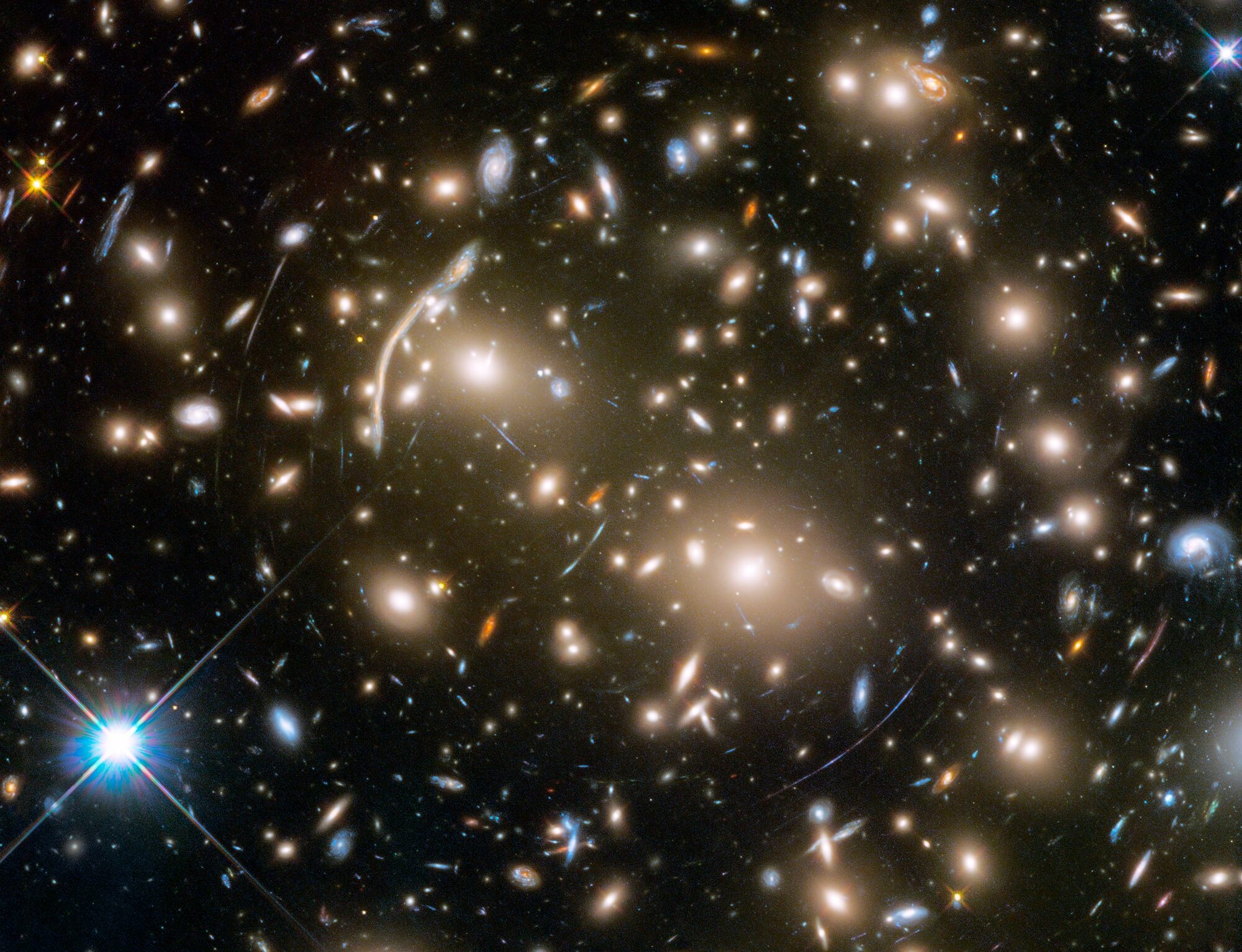 Examples of gravitational lensing