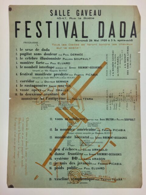 Dada Festival Handbill