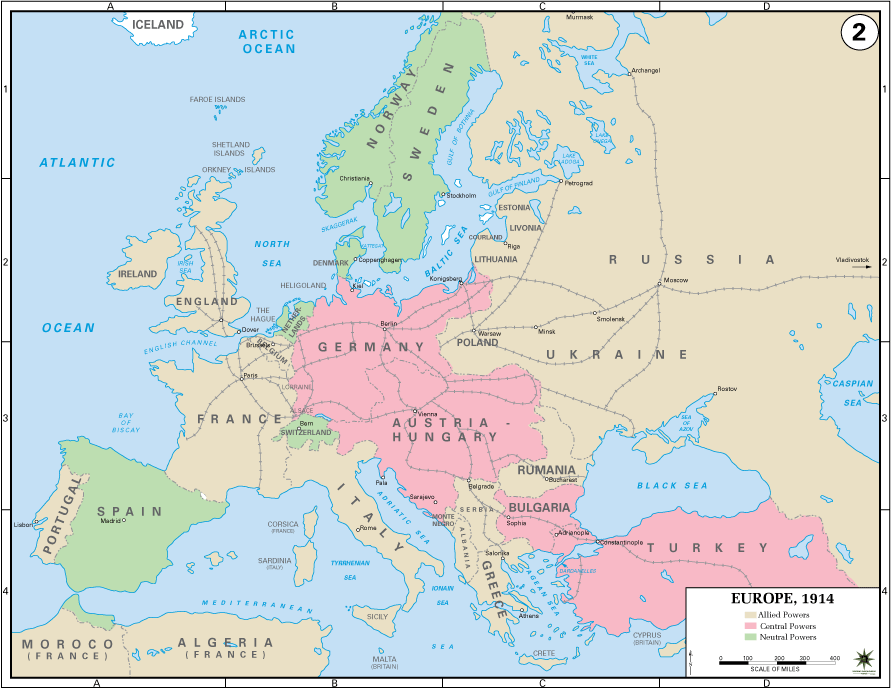 Europe in 1914