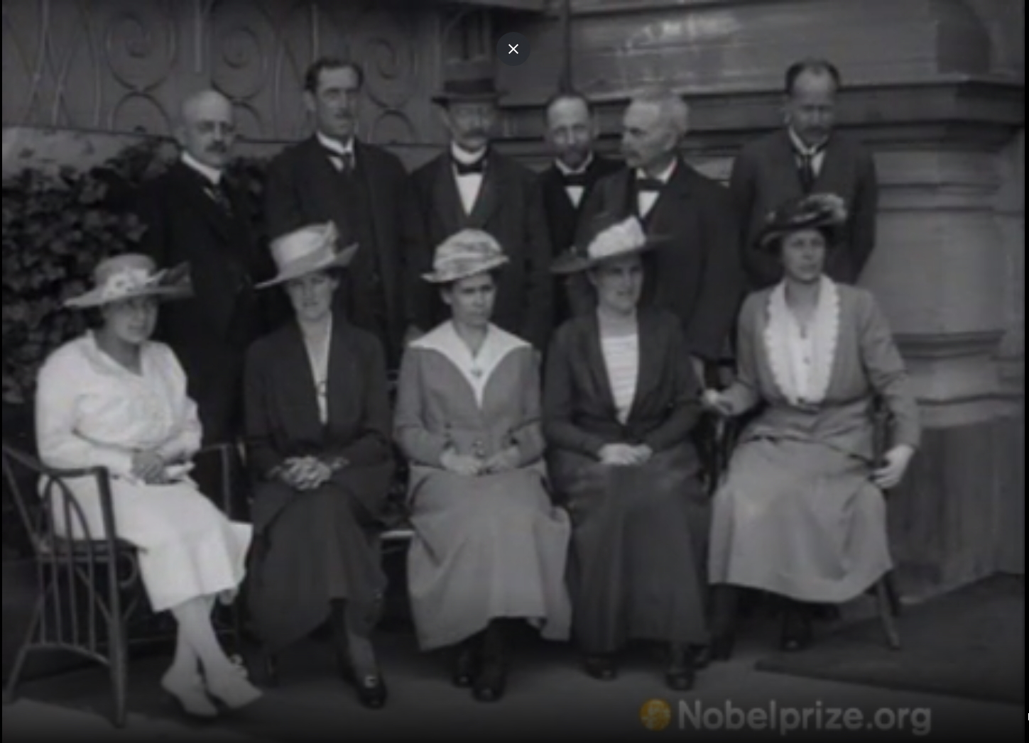 Nobel winners and their wives