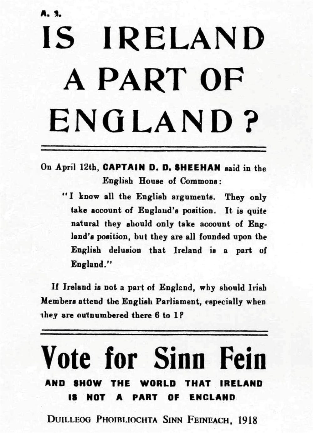 Sinn Fein poster
